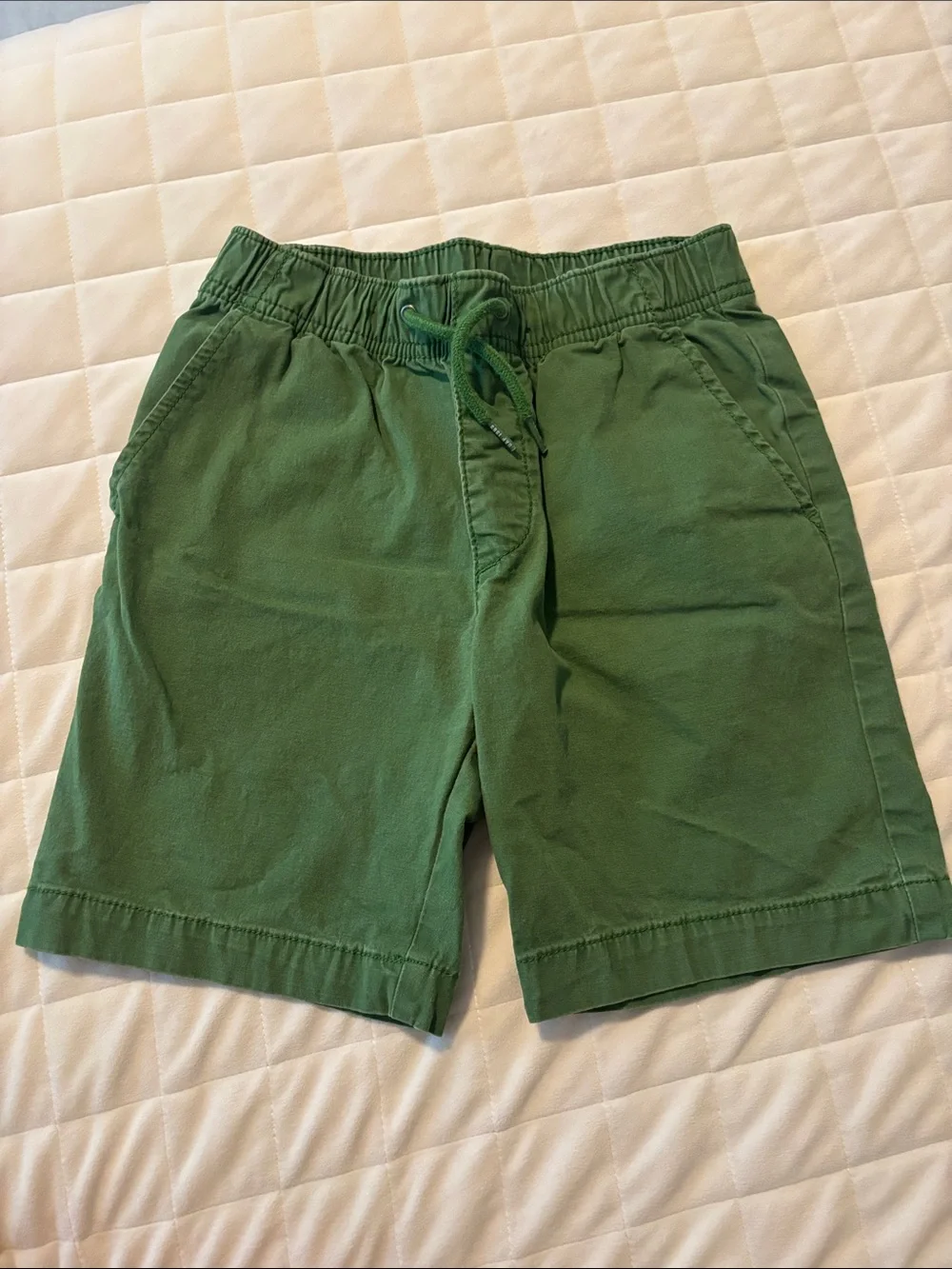 GAP Green Elastic Waist Drawstring Kids Shorts